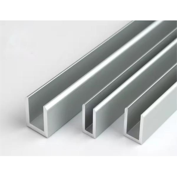 High Strength U Aluminium Extrusion Profiles Products Mill Finish