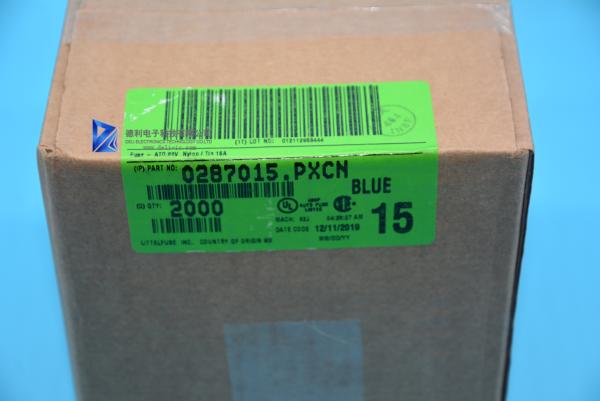 0287015.PXCN Blade Fuse Rated 32V Littlfue Auto Insert Fuse 15A Auto Insurance In Blue