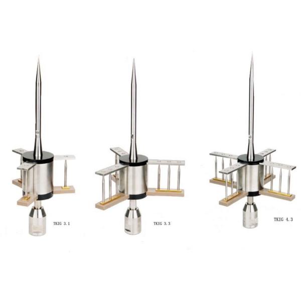 TKIG6.5 Lightning Rod with 38mm Diameter and 102M Protection Radius for High Corrosion Resistance