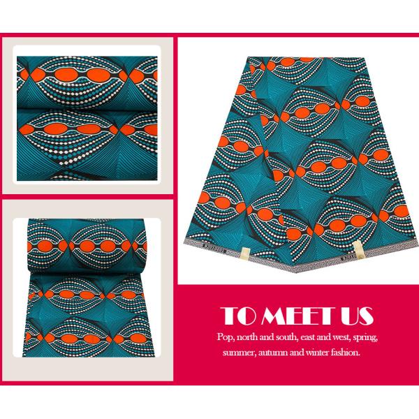 High Quality 6 Yard Nigeria Wax Print Fabric Real Wax Ankara African Wax Print Fabric for Party Dress