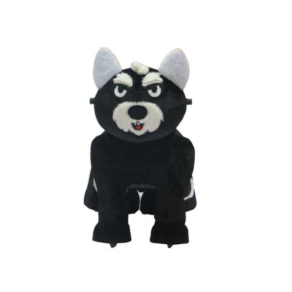 Medium plush electric toy car / small animal plush car / simulation animal car