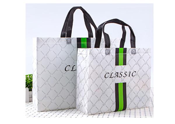 Environmentally friendly coated foldable non-woven handbags non-woven bags with customer logo