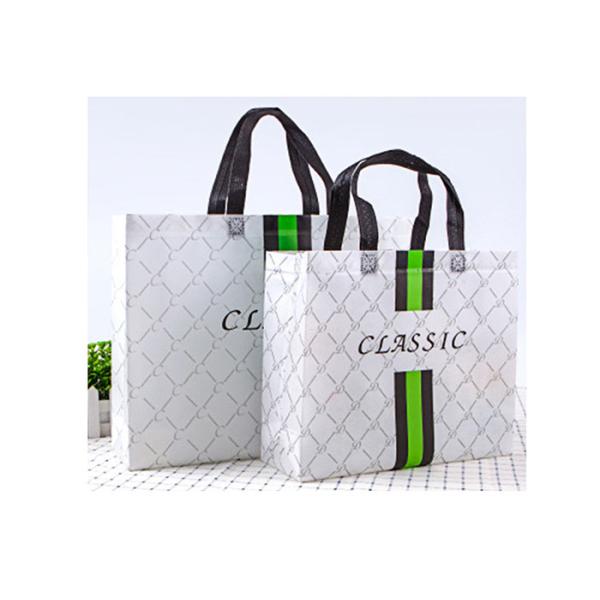 Environmentally friendly coated foldable non-woven handbags non-woven bags with customer logo