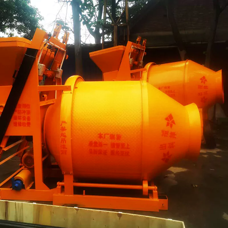 Small Round JZC350 Concrete Mixer Machine High Portability Flexibility
