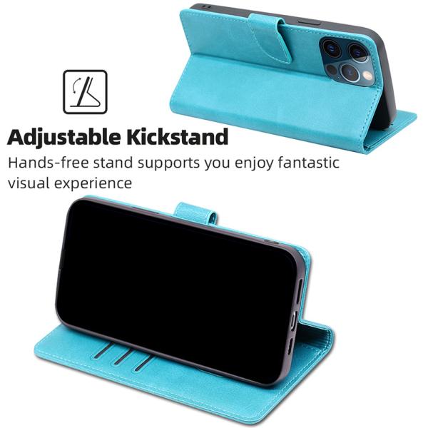 Anti-Scratch Vintage Flip Leather Wallet Case for iPhone 6 7 8 X XS XR 11 12 13 14 15 Pro Max