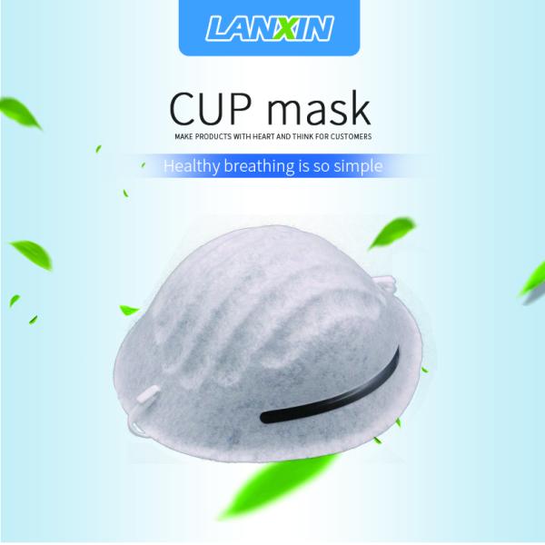 2 Layer N95 Face Mask , Anti Air Pollution Disposable Dust Mask 8100