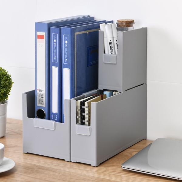 Japanese style  white plastic storage box set home kitchen office organizer space saver