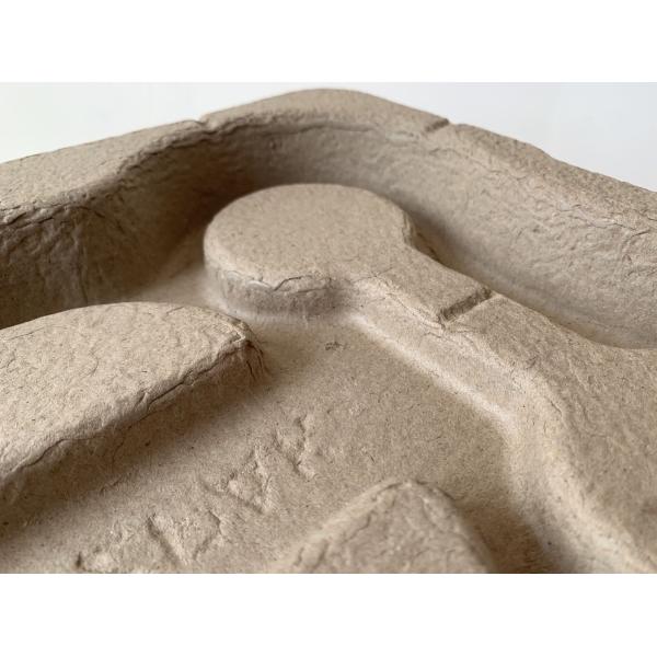 Embossing Molded Fiber Packaging Transfer Molded Pulp Insert 1.5mm