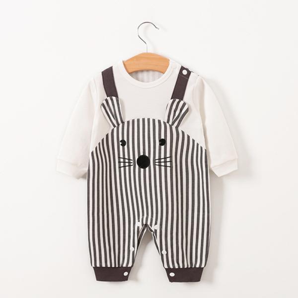 Children'S Short Sleeve Overall For Newborn Cartoon Strap Overalls Spring Autumn