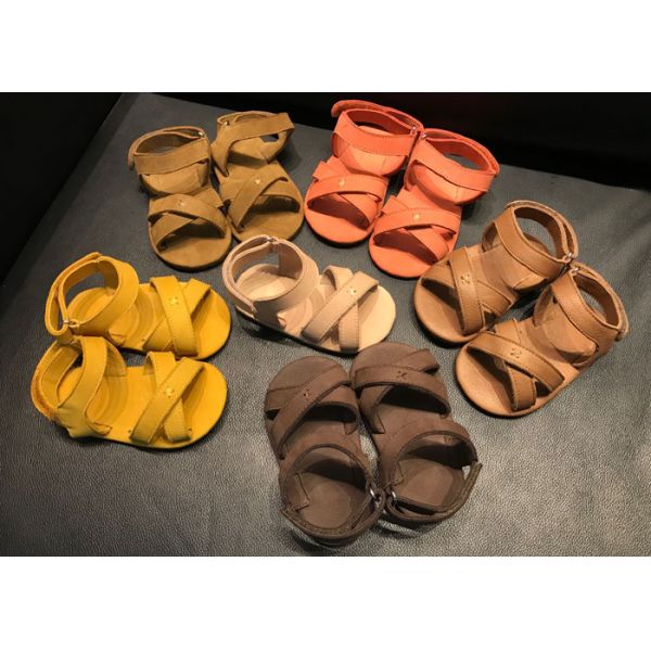 Cow Leather Quick Dry Children Open Toe Sandal