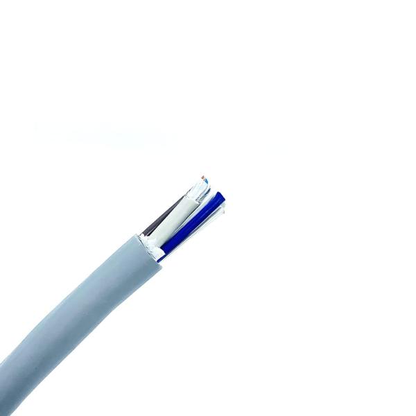 UL2587 4C×16AWG Bare Copper Stranded Industrial Flexible Cable with PVC Insulation and 600V 90℃ Rating