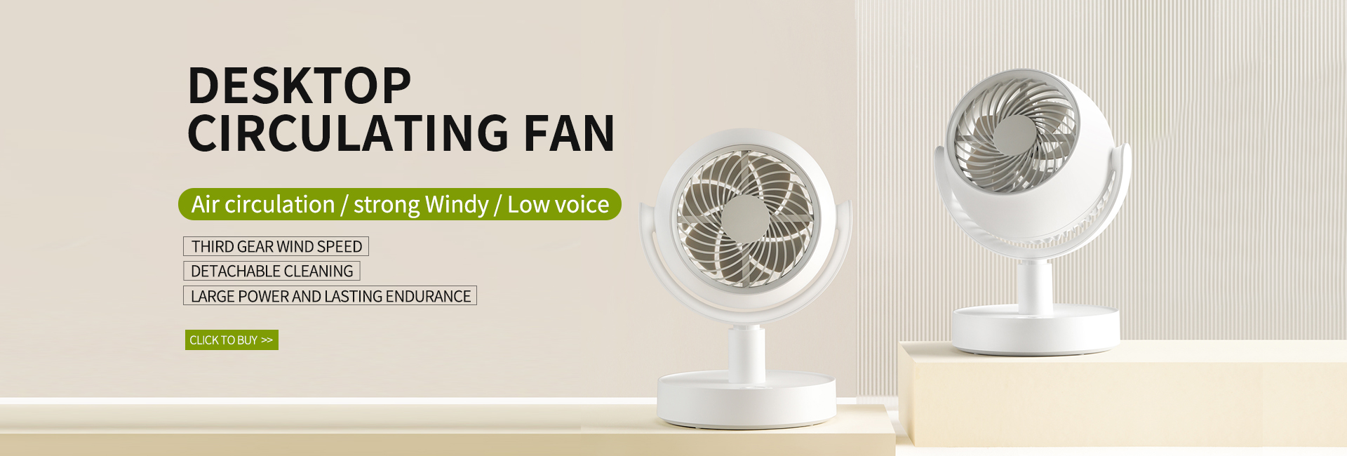 Factory 3-Speed Adjustable OEM/ODM Custom Logo & Color  Rechargeable Battery Certified Bulk Wholesale Desktop Fan
