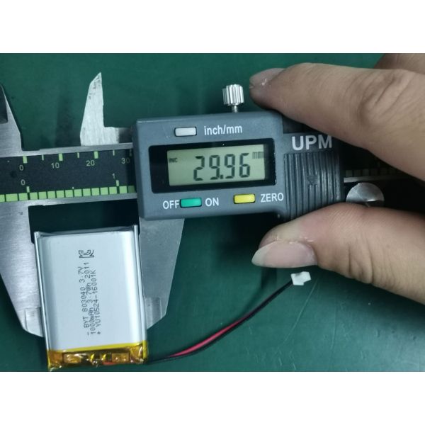 UL KC Certified 3.7V 1000mAh Lithium Polymer Battery for Toys and Power Tools