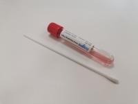 Kit assemblé moyen d'écouvillon de transport transparent de virus