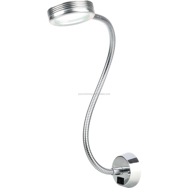 Hotel Bedside LED Reading Lamp 80 Ra Color Rendering Index 20000 Hours Working Time