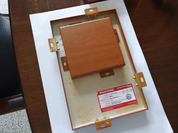 Customized Home Decoration  3mm Wood Grain Aluminum Panel