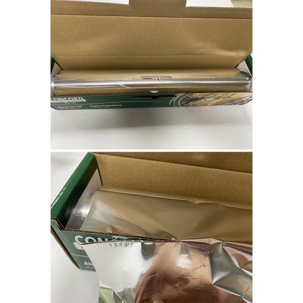 273x165mm Kitchen Foil Heavy Duty Food Wrapping Aluminum Paper Rolls