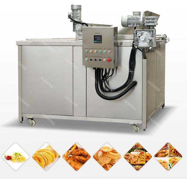 Full Automatic Industrial Snacks Potato Chips Batch Fryers