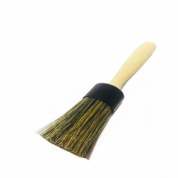 20cm Auto Detailing Car Cleaning Brushes Wooden Handle Natural Horse Hair
