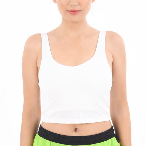 Ribbed Yoga Casual Sports Bra Fitness Workout Sports Bra