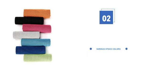 160gm 100 % Microfibre pour le refroidissement sportif