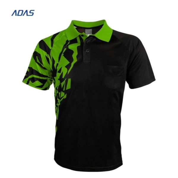 Men's Team Dart for Polo Shirt with standup Collar Darts jersey