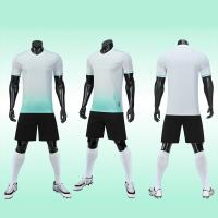 O jérsei completo de pouco peso do futebol ajustou o jérsei respirável durável da sublimação do futebol