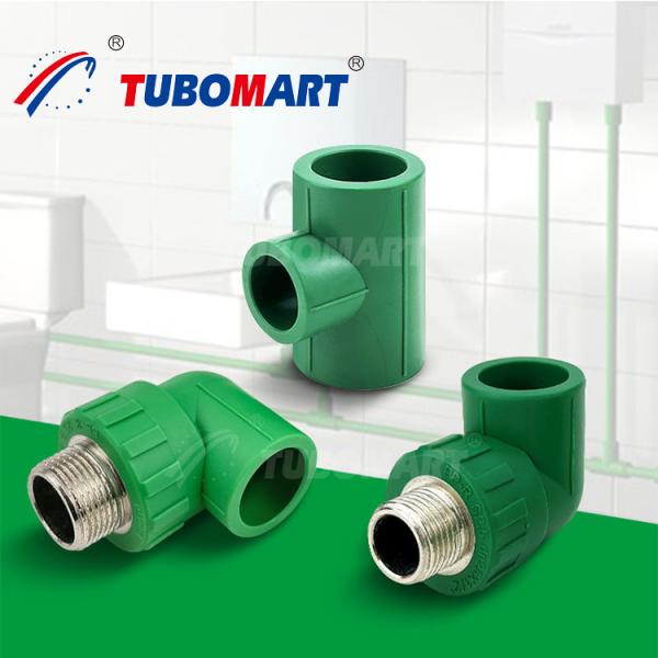 OEM PPR Tubos de plástico Cotovelo PN10 PN16 PN20 PN25 Instalações de encanamento PPR