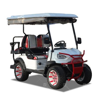 Carrinho de golfe avançado de íon de lítio EV 48 volts Carrinho de golfe personalizado
