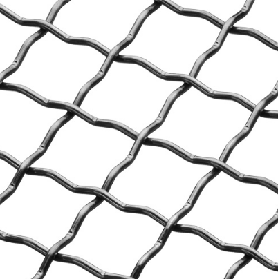 High Strength Steel Pre Crimped Mesh Woven Wire 3mm Thick