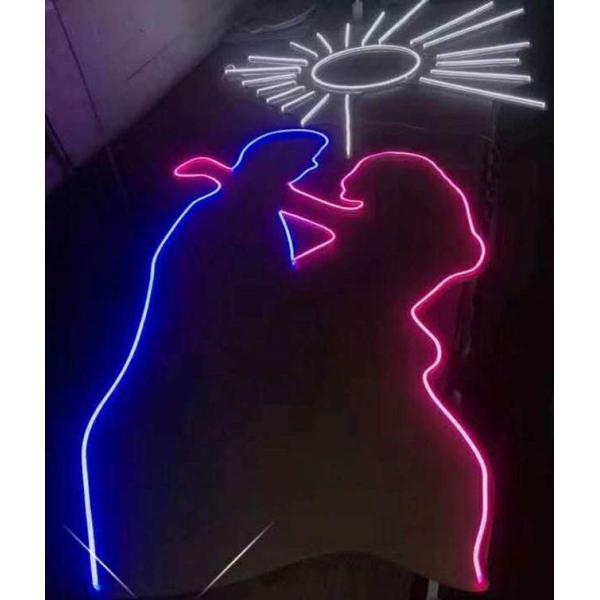 Custom Diy Led Colorful Light  Christmas Gift For Shop Soft Neon Sign Box