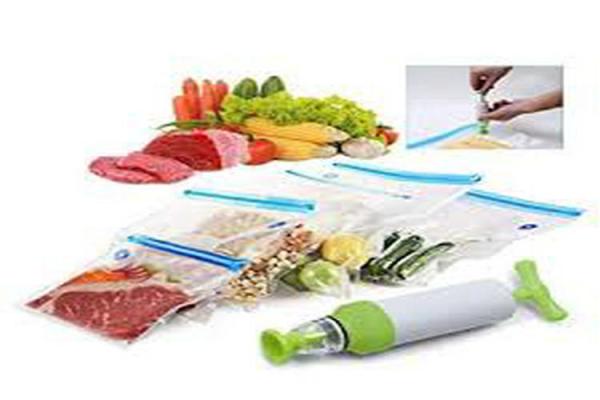 Embossing Texture Food Saver Vacuum Bags 10 Colors Puncture Prevention Funchion