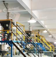 Gravimetric Batch Blending System For Plastic Film, Pipe, Cable, Plastic Modification