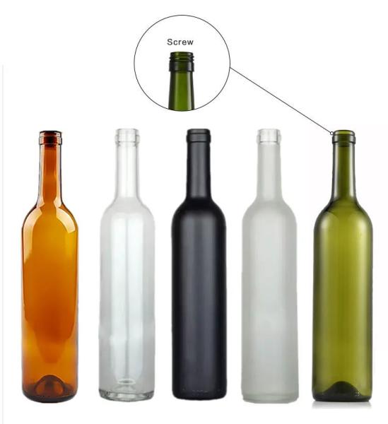 Burgundy Red Wine Bottles Standard 750ml Lead-Free Glass Gift Box Available Direct Supply from Wineries