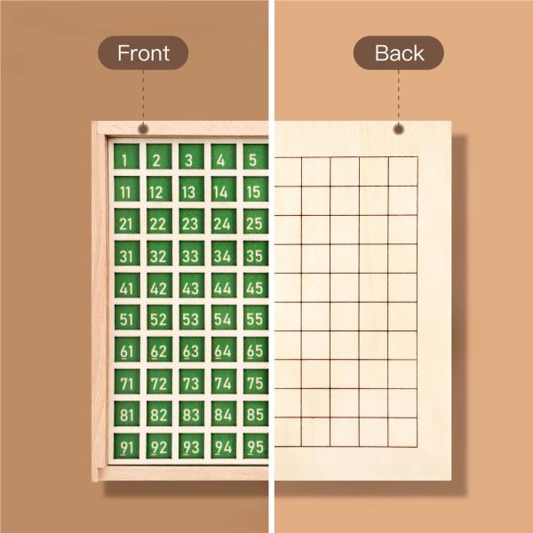 Montessori Educational 	Wooden Math Toy For Preschool Counting Number