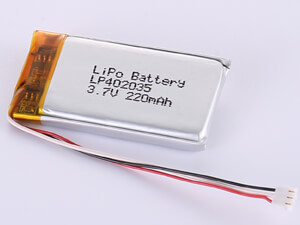 Призматическая литий-полимерная батарея 3.7V 200MAH с 4.2V напряжением зарядки