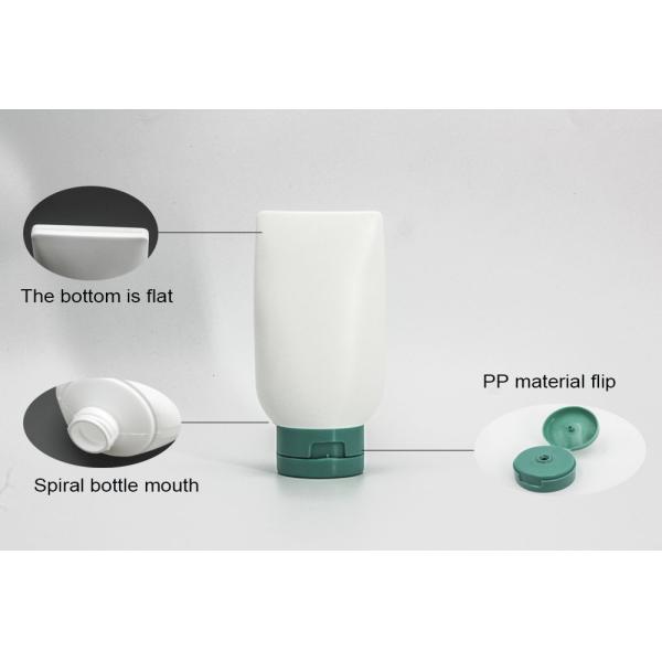 180ml 6oz Flat Soft Tube Facial Cleanser Sunscreen Cream Packaging