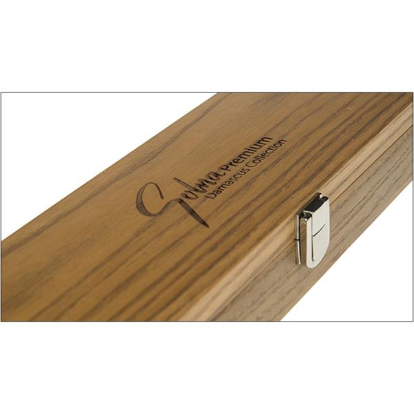 Customized Logo Acceptable Wooden Knife Box Handmade Rectangle Solid Wood Wine Bottle Box