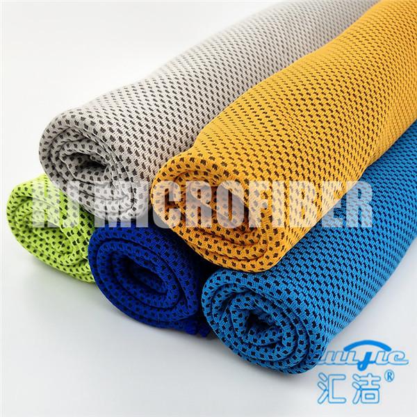 100% Polyester microfiber Cleaning Cloth 40*60cm sport square cooling towel