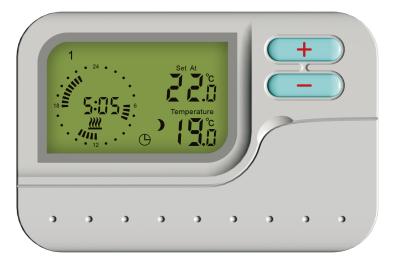 5-1-1 o termostato programável do dia prendeu o poder digital do termostato 230V do termostato programável semanal com AAA*batteries