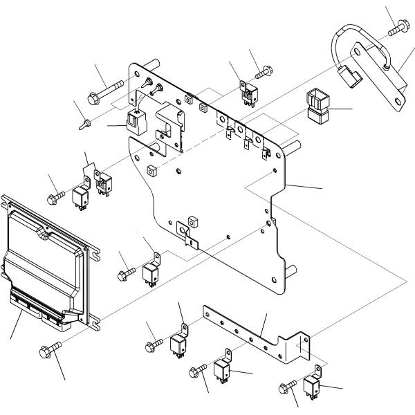 Переключатель 7861-74-5100 7861745100 реле безопасности KOMATSU PC200 24V