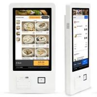 Kiosque debout libre de service d'individu écran tactile de 21,5 pouces avec l'imprimante thermique