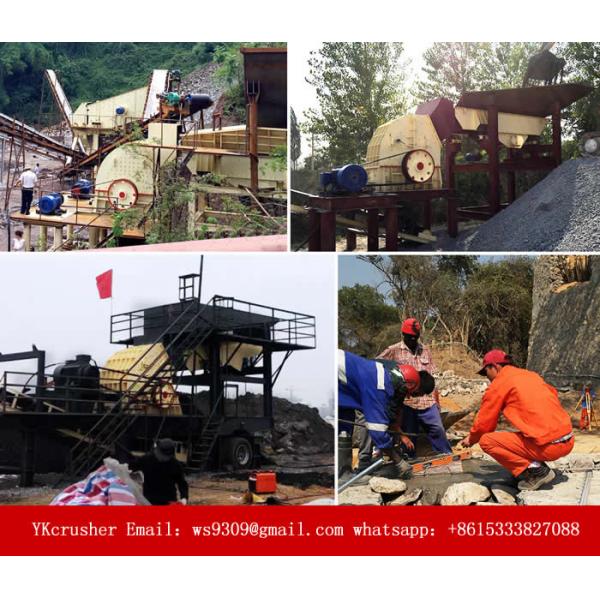 Heavy Hammer Small Stone Crusher Machine High Speed 100-2000 T/H For Highways