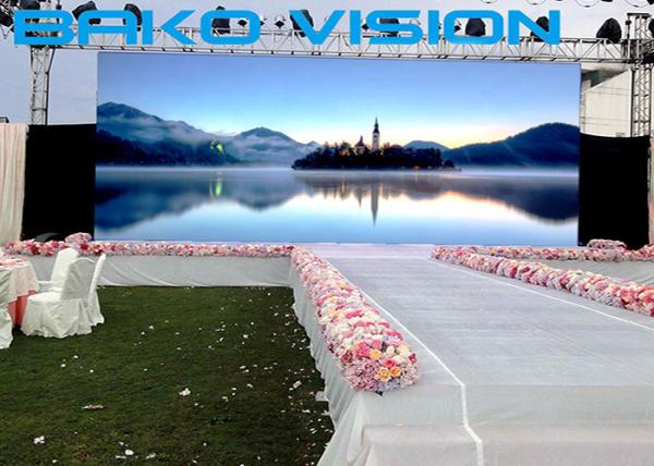 HD P3.91 Stage Background LED Display Big Screen Flexible Curtain 100000 Hrs Life Span