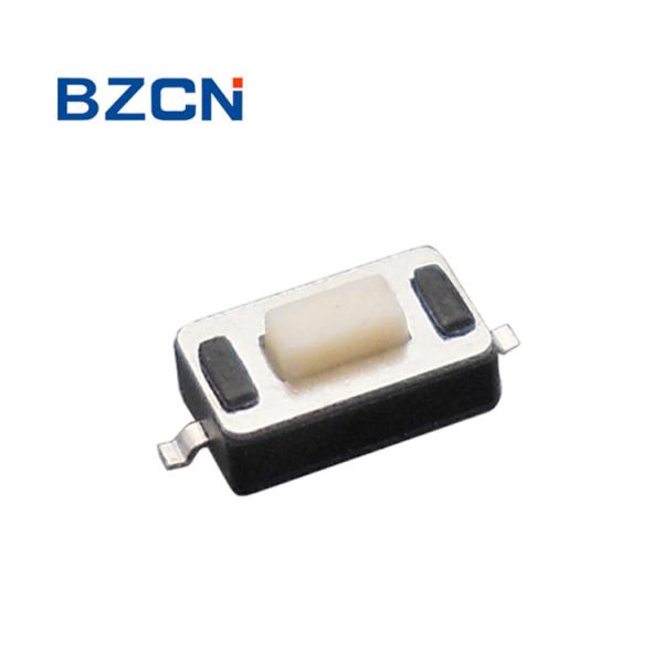 Reflow Solderable Low Profile Tactile Switch Miniature Type With White Button