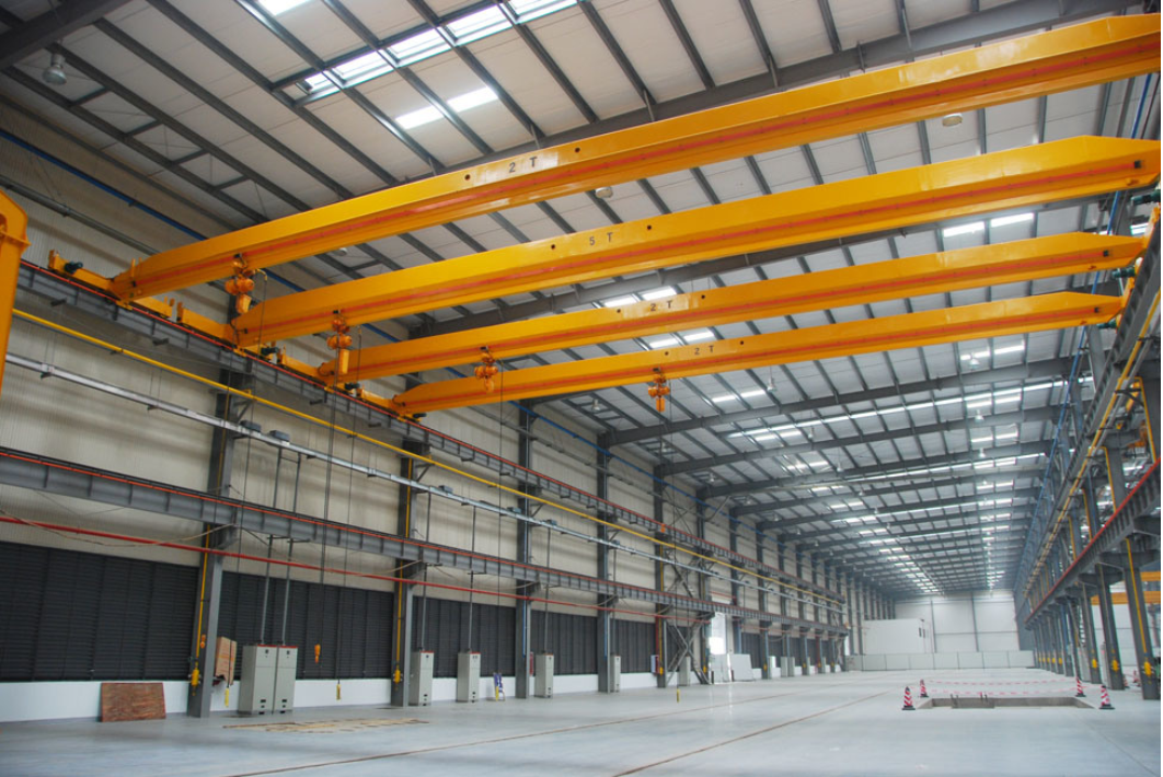 10t 20ton Travelling Single Girder Overhead Crane A6 Duty With 10-25m Span