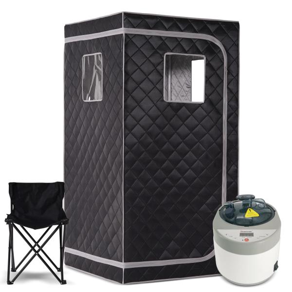 Full Size Portable Steam Sauna Kit Personal Spa For Home Relaxation