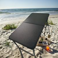 65W Solar Folding Table for Camping Heat Water Splash Resistant Back Contact Cell Type 25.8% Cell Efficiency Two USB Ports