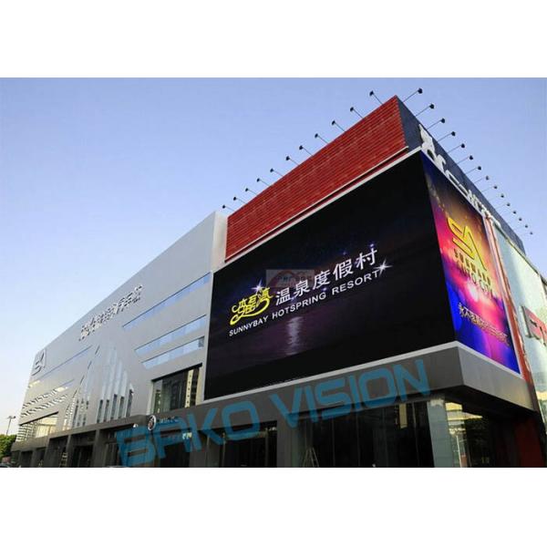 SMD3535 Billboard LED Display Advertising Screen 6500 Nits With Time Management