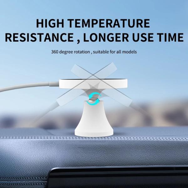 Car Vent 15w Magnetic Wireless Charger Magsafe Stand Automatic Clamping
